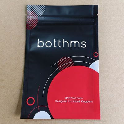 কফি / চা, অক্সিজেন এবং হালকা বাধা প্যাকেজিংয়ের জন্য পুনরায় ব্যবহারযোগ্য জিপলক স্ট্যান্ড আপ প্যাচ কম্পোজিট ব্যাগ