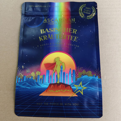 পিলযোগ্য সিল সহ স্ট্যান্ড আপ প্যাকেজ কসমেটিক্সের জন্য মেডিকেল গ্রেড কম্পোজিট প্যাকেজিং স্বচ্ছ & টেম্পলার প্রমাণ