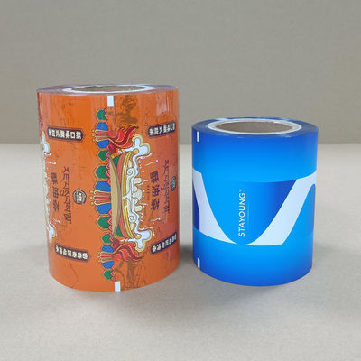 কাস্টম মুদ্রিত প্রোবায়োটিক প্লাস্টিক প্যাকেজিং রোল ফিল্ম ইউভি প্রতিরোধী আর্দ্রতা প্রমাণ OEM ODM পরিষেবা