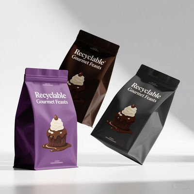 স্বাস্থ্যকর খাবারের জন্য ট্রেন্ডি ৮-পার্শ্বযুক্ত সিলড প্যাকেজিং প্যানটোন রঙ এবং কিউআর কোড মুদ্রণ