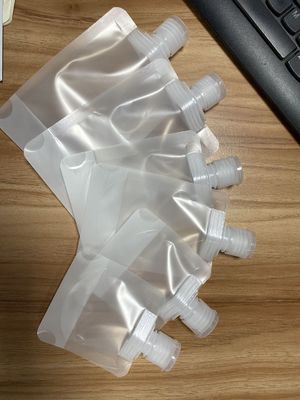 কাস্টমাইজেশন ট্রান্সপারেন্ট রেডি টু গো স্পাউট ব্যাগ স্টক ইন