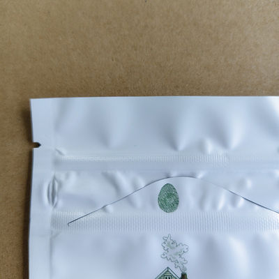 লোগো প্রিন্ট সহ শিশু-প্রুফ ব্যারিয়ার পাউচ, ছিঁড়ন-রোধী OPP ল্যামিনেট, REACH / ROHS অনুবর্তী