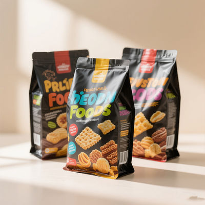 পুনরায় সিল করা যায় এমন জিপার সহ স্ট্যান্ড-আপ মাইলার পাউচ | খুচরা-উপযোগী শেল্ফ ডিসপ্লে সমাধান