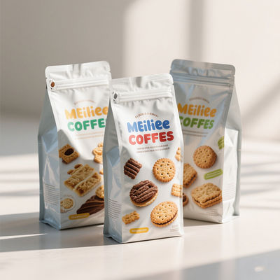 বহু-স্তর যৌগিক খাদ্য প্যাকেজিং ব্যাগ - PET/AL/PE ল্যামিনেট এবং >99% UV ব্লকিং