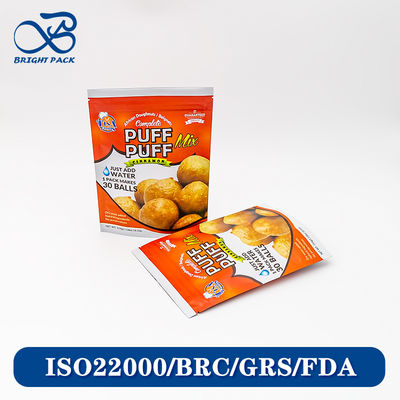 পাইকারি উচ্চ মানের কাস্টমাইজড ডিজাইন ল্যামিনেটেড স্ট্যান্ড আপ পাউচ স্ন্যাকস প্যাকেজিং ব্যাগ।