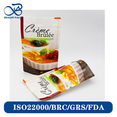 কাস্টম প্রিন্টিং এবং পুনরায় সিলযোগ্য জিপলক সহ বেকড পণ্য প্যাকেজিংয়ের জন্য উচ্চমানের ডয়প্যাক।