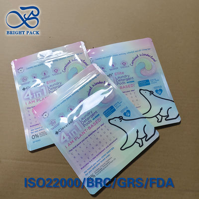 কাস্টম পুনর্ব্যবহারযোগ্য 4-ইন -1 লন্ড্রি ব্যাগ 10-রঙের গ্রাভ্রি প্রিন্টিং