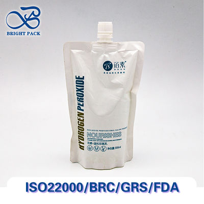 ত্বকের যত্নের পণ্য প্যাকেজিংয়ের জন্য লিক-প্রুফ স্পাউট পাউচ, যেখানে কাস্টমাইজযোগ্য প্রিন্টিং, উপাদান এবং অগ্রভাগের আকার রয়েছে।