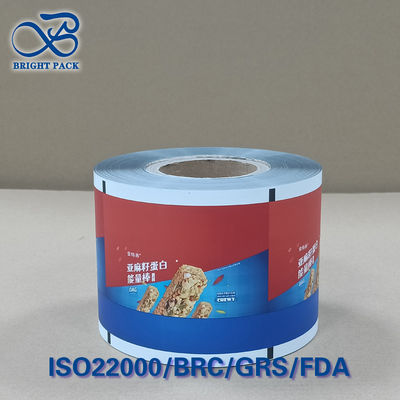 কাস্টম প্রিন্টেড এনার্জি বার ফিল্ম রোল 10 রঙের গ্রাভুর গন্ধ প্রতিরোধী