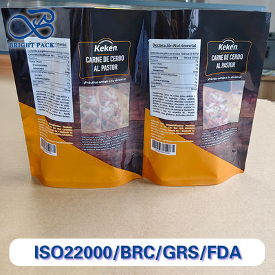 স্বনির্ধারিত ডিজিটাল প্রিন্টড স্ট্যান্ড আপ ব্যাগ ফর ফুড প্যাকেজিং উইন্ডো সহ।