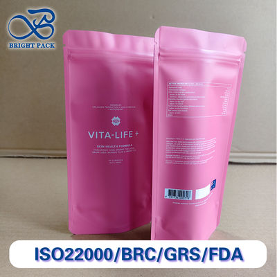 হালকা ও গন্ধহীন টেকসই প্রসাধনী প্যাকেজিংয়ের জন্য পুনরায় পূরণযোগ্য স্ট্যান্ড আপ পকেট।