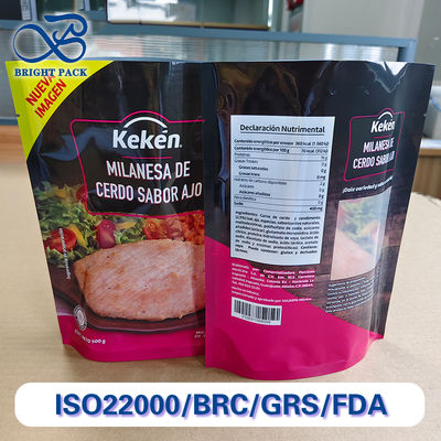 প্রিমিয়াম ফুড প্যাকেজিং ব্যাগ পরিষ্কার ভিউ উইন্ডো এবং কাস্টমাইজযোগ্য মাত্রা বৈশিষ্ট্যযুক্ত।