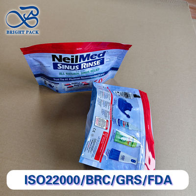 কাস্টমাইজযোগ্য ডিজাইন সহ ক্লিনিং এজেন্ট প্যাকেজিংয়ের জন্য পুনরায় সিলযোগ্য স্ট্যান্ড আপ ব্যাগ, বাল্ক ডিসকাউন্ট।