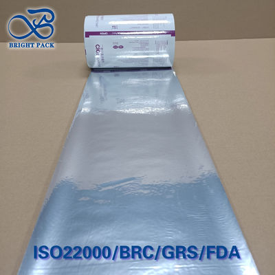 PET/AL/PE ClO2 ডিসইনফেক্ট্যান্ট ফিল্ম রোল 0.05 OTR রাসায়নিক স্থিতিশীলতার জন্য বাধা ও আলোক প্রতিরোধক