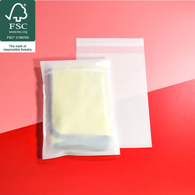 কাগজ গ্লাসিন ব্যাগ টি-শার্ট এবং পোশাকের প্যাকেজিংয়ের জন্য জৈব বিঘ্ননযোগ্য পোশাকের ব্যাগ