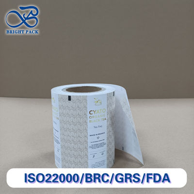 প্রিমিয়াম চা প্যাকেজিং ফিল্ম উচ্চ বাধা মাল্টিলেয়ার কম্পোজিট উপাদান আর্দ্রতা / অক্সিজেন প্রমাণ তাজাতা লক জন্য চা ব্যাগ & sachets কাস্টম আকার & মুদ্রণ SGS / FDA প্রত্যয়িত