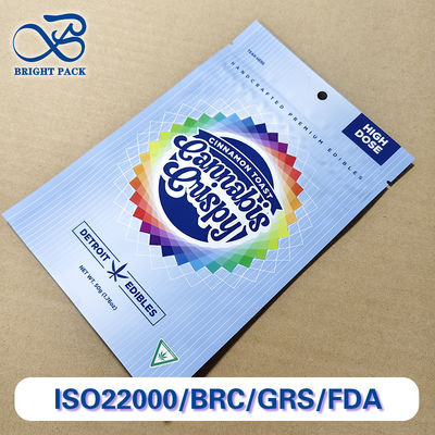 সার্টিফাইড চাইল্ড রেজিস্ট্যান্ট ব্যাগ মাল্টি-লেয়ার কম্পোজিট প্যাকেজিং টেম্পার-প্রুফ সিল সহ কাস্টম আকার বেধ মুদ্রণ সিপিএসসি আইএসও ফর ফার্মা