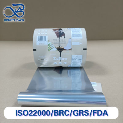 খাদ্য প্যাকেজিংয়ের জন্য হালকা অ্যালুমিনিয়াম ফয়েল রোল ফিল্ম কাস্টমাইজযোগ্য আকার এবং মুদ্রণ