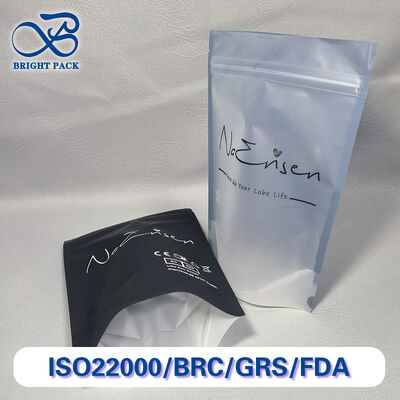 ক্লিয়ার ভিউ স্ট্যান্ড আপ প্যাকেজ পুনরায় সিলযোগ্য জিপার সহ