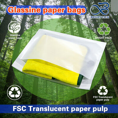 কাস্টমাইজড লোগো গ্লাসিন পেপার ব্যাগ গার্মেন্টস কম্পোস্টেবল পোশাক গ্লাসিন ব্যাগ টি-শার্ট কোটের জন্য স্বচ্ছ কাগজ প্যাকেজিং ব্যাগ